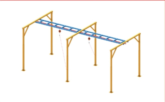 梁式导轨防坠系统